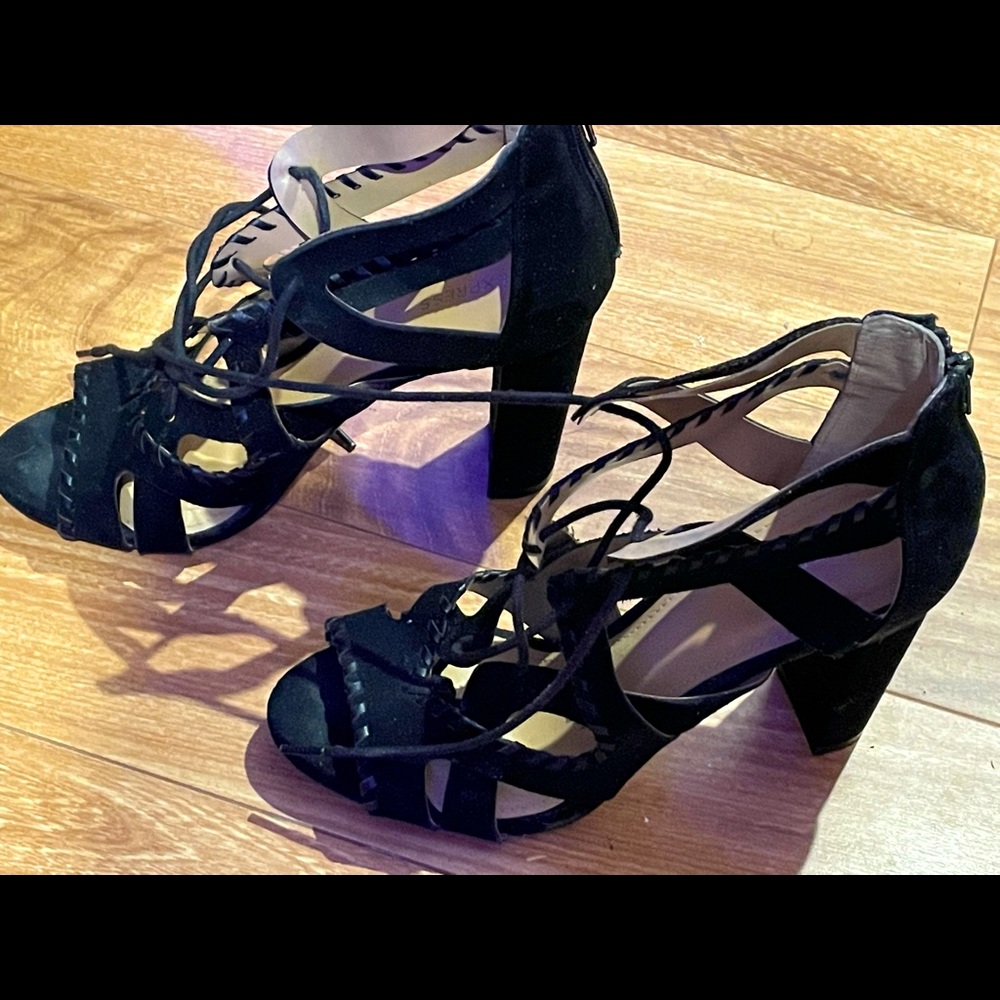 Express black heels